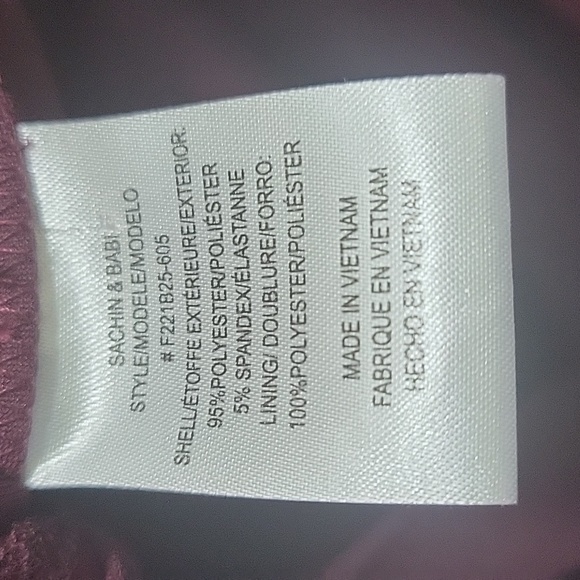 Sachin & Babi Nadia 4-Way Stretch Crepe One Shoulder Gown in Deep Wine - Picture 7 of 11